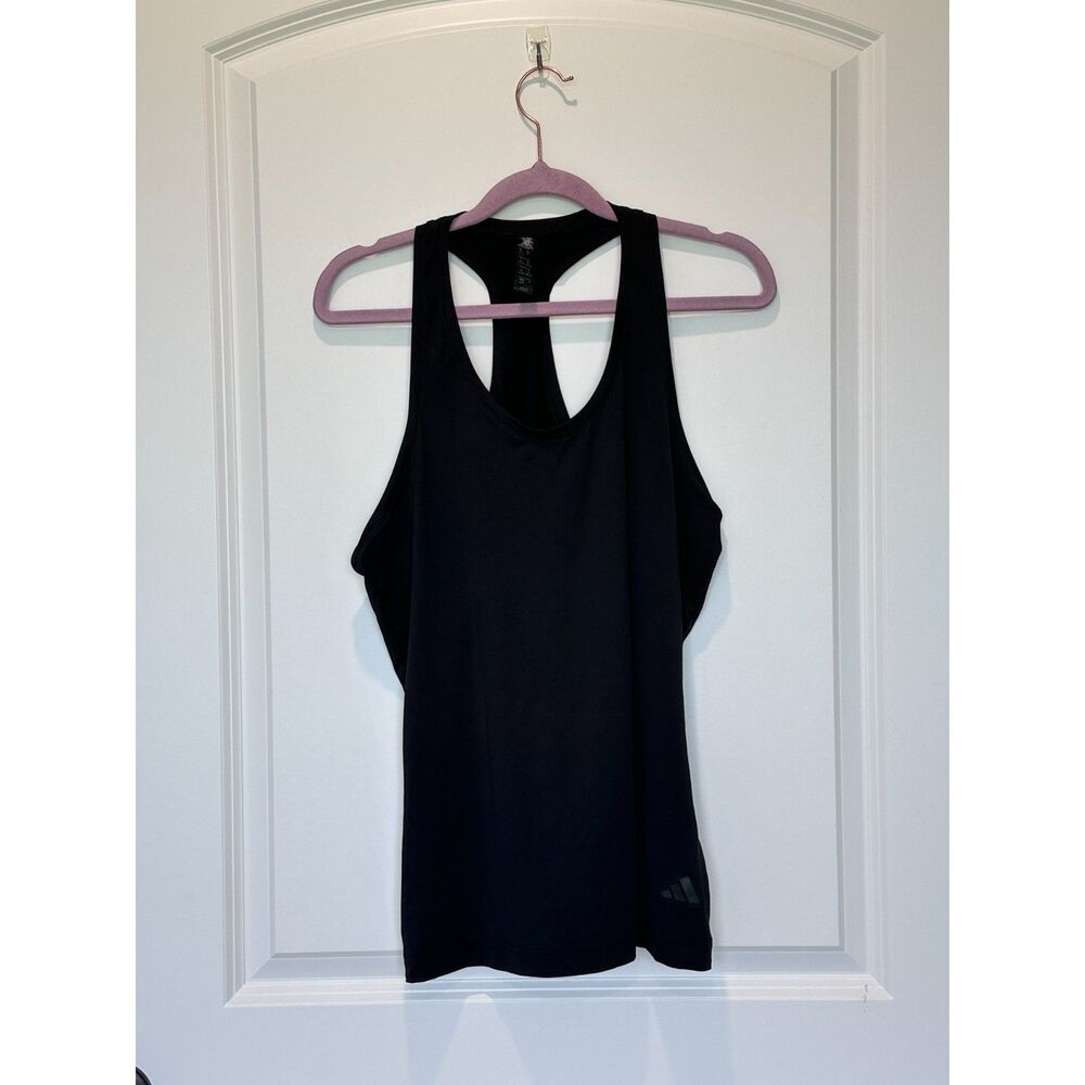 Adidas Racerback Tank Top Black Size Medium